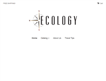 Tablet Screenshot of ecologysports.com